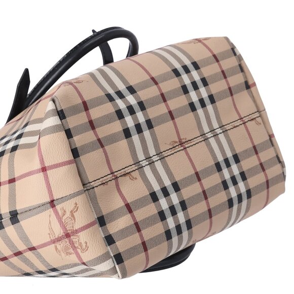Burberry Small Salisbury Tote Bag Haymarket Check PVC Coated Canvas - Picture 5 of 7